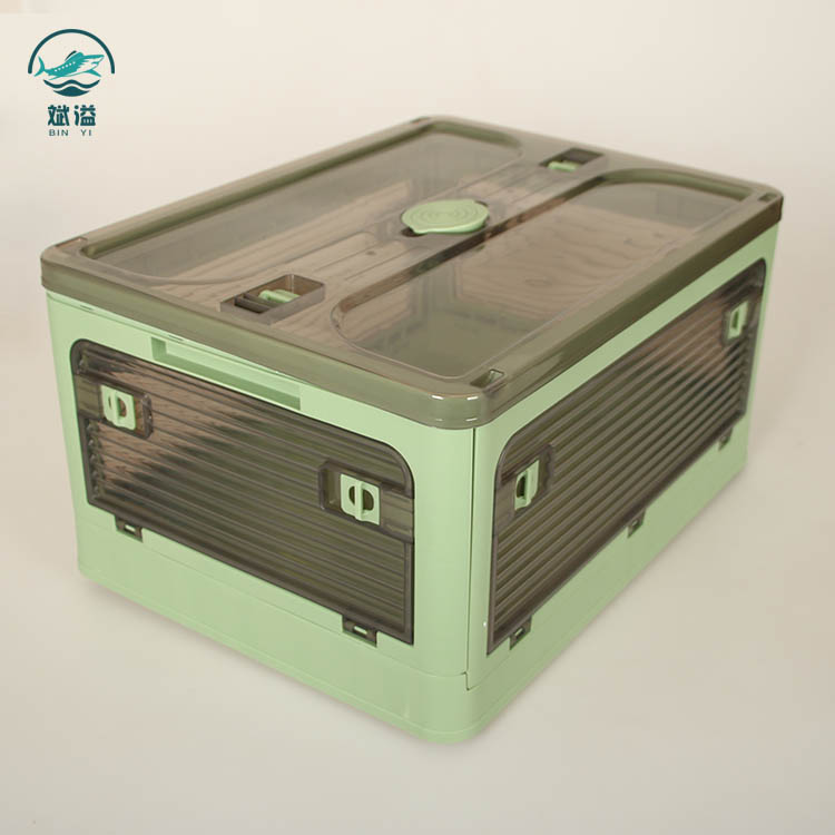 Foldable storage bins